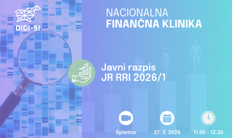 Nacionalna finančna klinika: Javni razpis JR RRI 2026/1